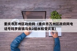 重庆市万州区政府网（重庆市万州区政府网电话号码罗田镇马头2组水稻受灾害）