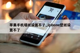 苹果手机墙纸设置不了_iphone壁纸设置不了