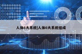 人体6大系统|人体6大系统组成