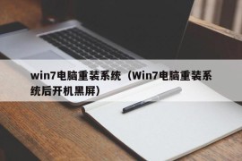 win7电脑重装系统（Win7电脑重装系统后开机黑屏）