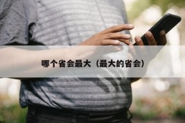 哪个省会最大（最大的省会）