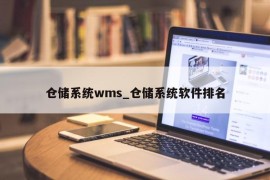 仓储系统wms_仓储系统软件排名