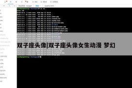 双子座头像|双子座头像女生动漫 梦幻