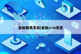 金融服务系统|金融crm系统