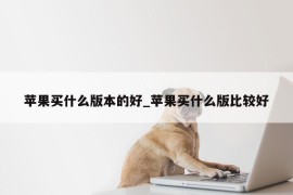 苹果买什么版本的好_苹果买什么版比较好