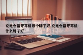 充电仓蓝牙耳机哪个牌子好,充电仓蓝牙耳机什么牌子好