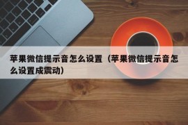 苹果微信提示音怎么设置（苹果微信提示音怎么设置成震动）