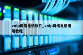 voip网络电话软件_voip网络电话搭建教程