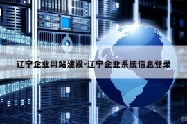 辽宁企业网站建设-辽宁企业系统信息登录