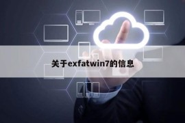 关于exfatwin7的信息