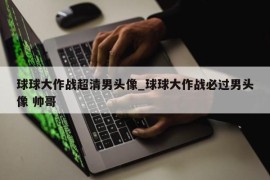 球球大作战超清男头像_球球大作战必过男头像 帅哥