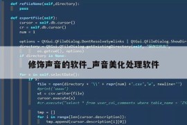 修饰声音的软件_声音美化处理软件