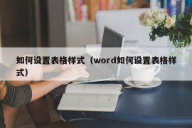 如何设置表格样式（word如何设置表格样式）