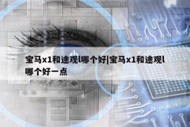 宝马x1和途观l哪个好|宝马x1和途观l哪个好一点