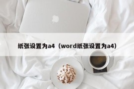 纸张设置为a4（word纸张设置为a4）