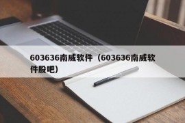 603636南威软件（603636南威软件股吧）