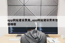 app网站建设费用_app网站建设费用包括哪些