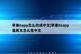 苹果6app怎么改成中文|苹果6sapp是英文怎么变中文