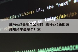 威马ex5是哪个公司的_威马ex5新能源纯电动车是哪个厂家