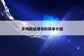 安阳网站建设的简单介绍