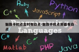 魅族手机点击时有白点-魅族手机点屏幕有白点