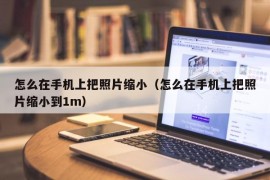 怎么在手机上把照片缩小（怎么在手机上把照片缩小到1m）