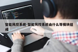 智能风控系统-智能风控系统由什么等模块组成