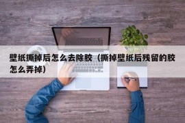 壁纸撕掉后怎么去除胶（撕掉壁纸后残留的胶怎么弄掉）