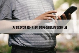 万网封慧聪-万网封停慧聪真实原因