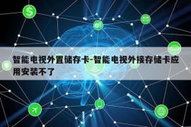 智能电视外置储存卡-智能电视外接存储卡应用安装不了