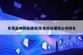 东莞品牌网站建设|东莞网站建设公司排名