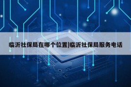 临沂社保局在哪个位置|临沂社保局服务电话