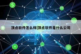 顶点软件怎么样|顶点软件是什么公司