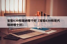 宝骏630和瑞纳哪个好（宝骏630和现代瑞纳哪个好）