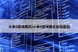 小米9游戏模式|小米9游戏模式自动连招