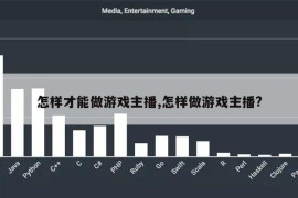 怎样才能做游戏主播,怎样做游戏主播?