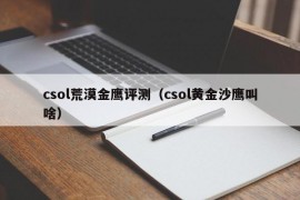 csol荒漠金鹰评测（csol黄金沙鹰叫啥）