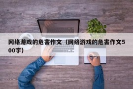 网络游戏的危害作文（网络游戏的危害作文500字）