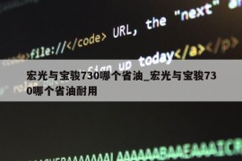 宏光与宝骏730哪个省油_宏光与宝骏730哪个省油耐用