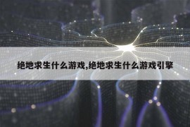 绝地求生什么游戏,绝地求生什么游戏引擎