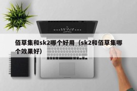 佰草集和sk2哪个好用（sk2和佰草集哪个效果好）