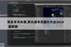 男生冬天头像,男头像冬天图片大全2019 最新版