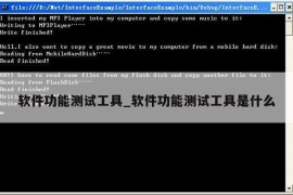 软件功能测试工具_软件功能测试工具是什么