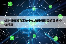 细胞组织器官系统个体,细胞组织器官系统个体种群