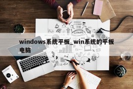 windows系统平板_win系统的平板电脑