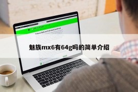 魅族mx6有64g吗的简单介绍