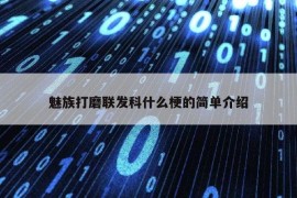 魅族打磨联发科什么梗的简单介绍