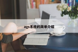 ags系统的简单介绍