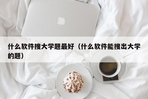 什么软件搜大学题最好（什么软件能搜出大学的题）第1张-网络科技学堂