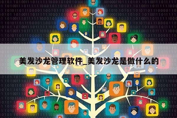 美发沙龙管理软件_美发沙龙是做什么的第1张-网络科技学堂